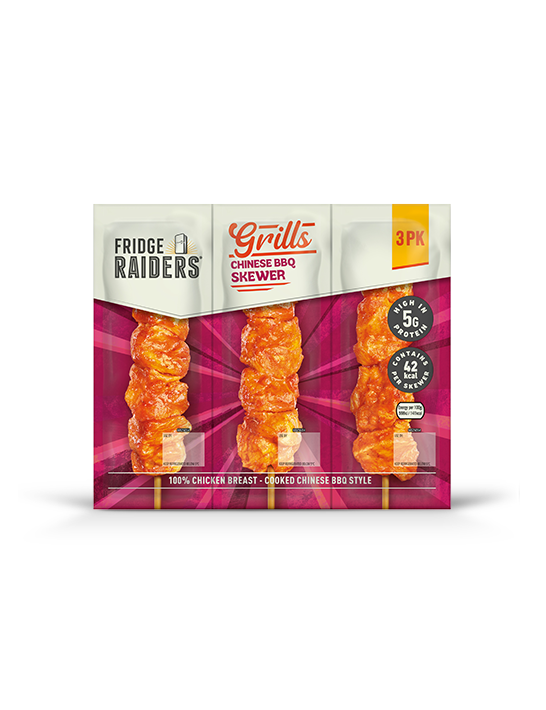 Grills Chinese BBQ Skewer 3PK Shadow