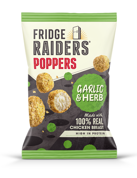 PFM FRIDGE RAIDERS POPPERS GARLIC & HERB