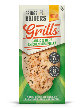 Grills Garlic & Herb Chicken Mini Fillet Single SKU Shadow
